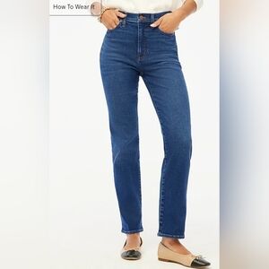 J. Crew Women's High Rise Stovepipe Jeans